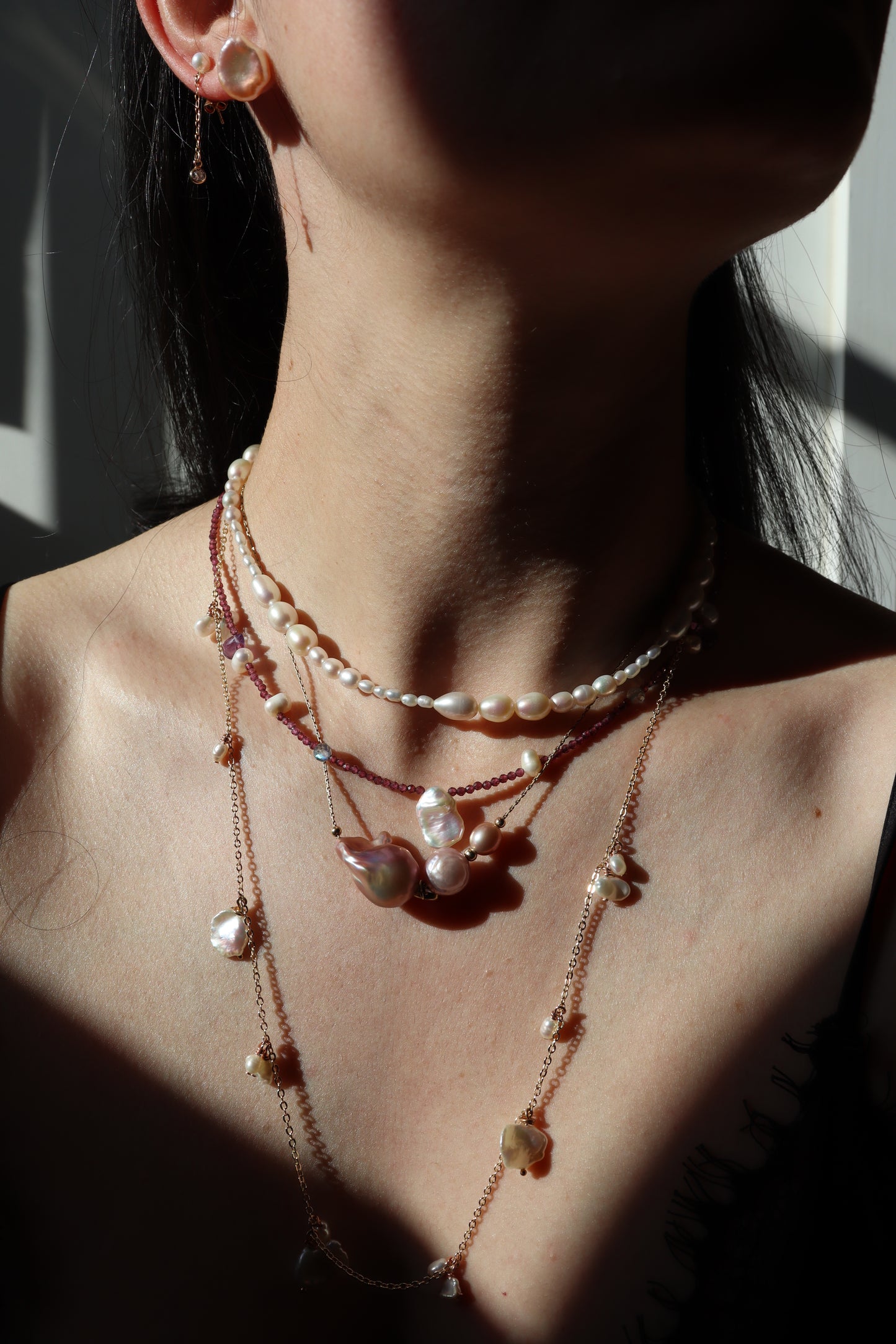 DIONE Garnet Necklace