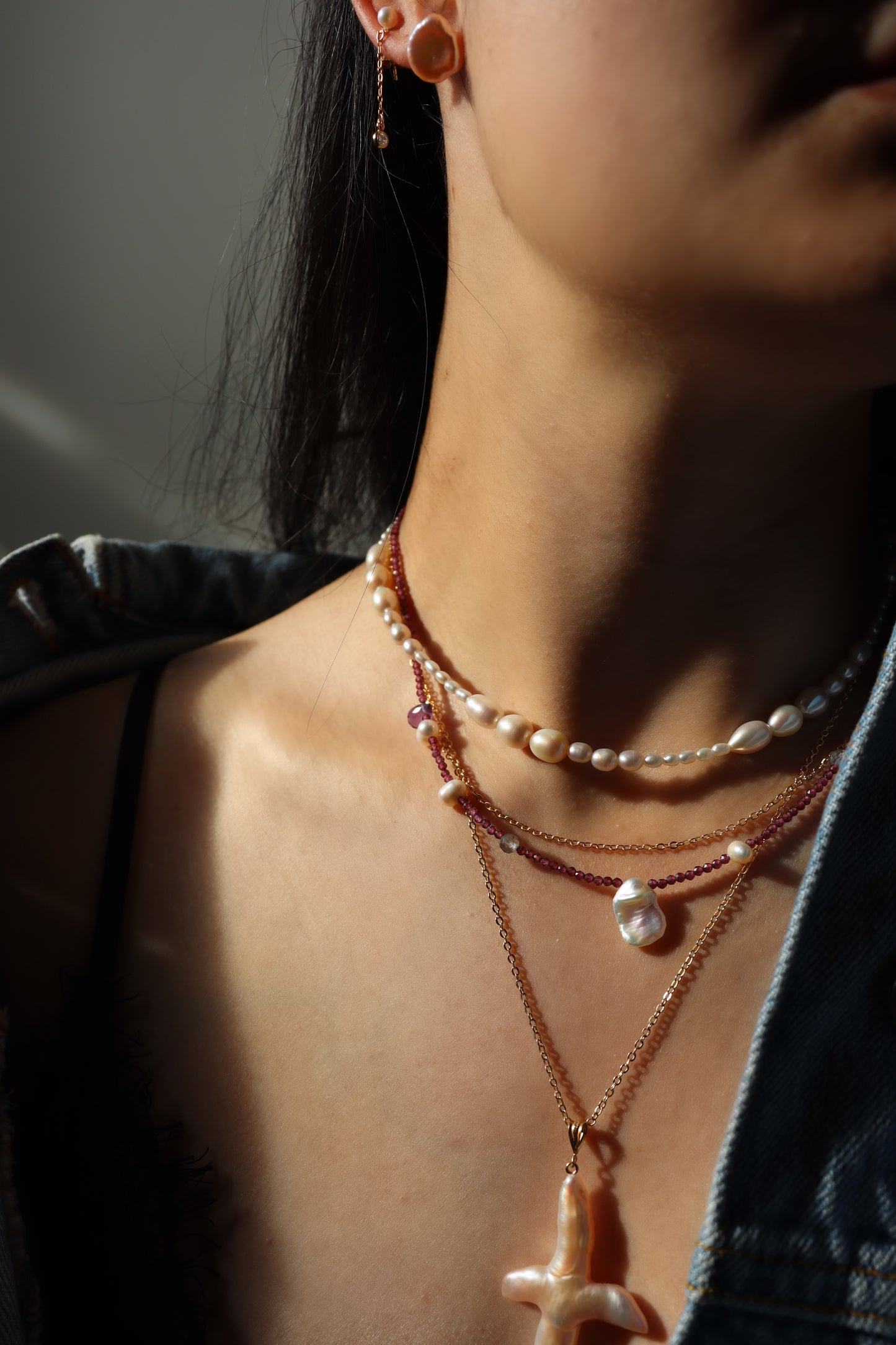 DIONE Garnet Necklace